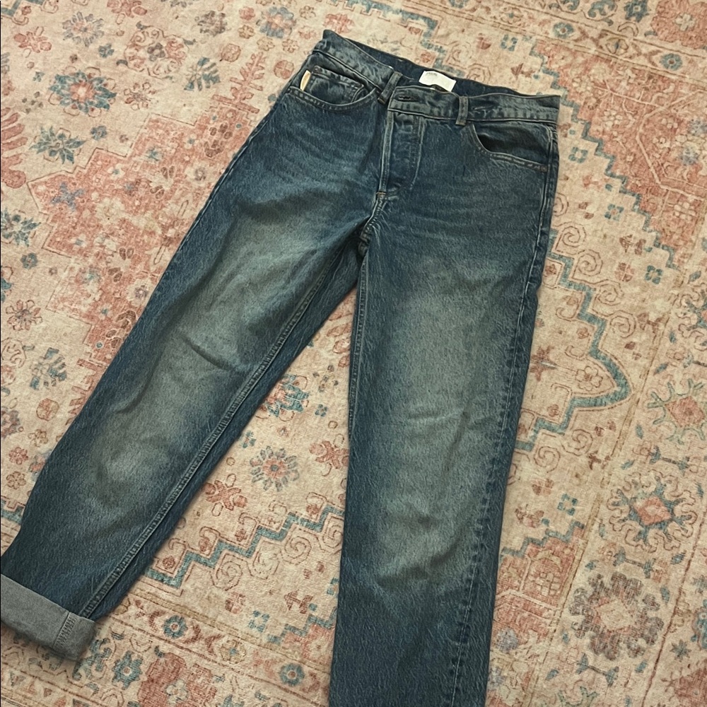 Boyish Dark Blue Straight Jeans